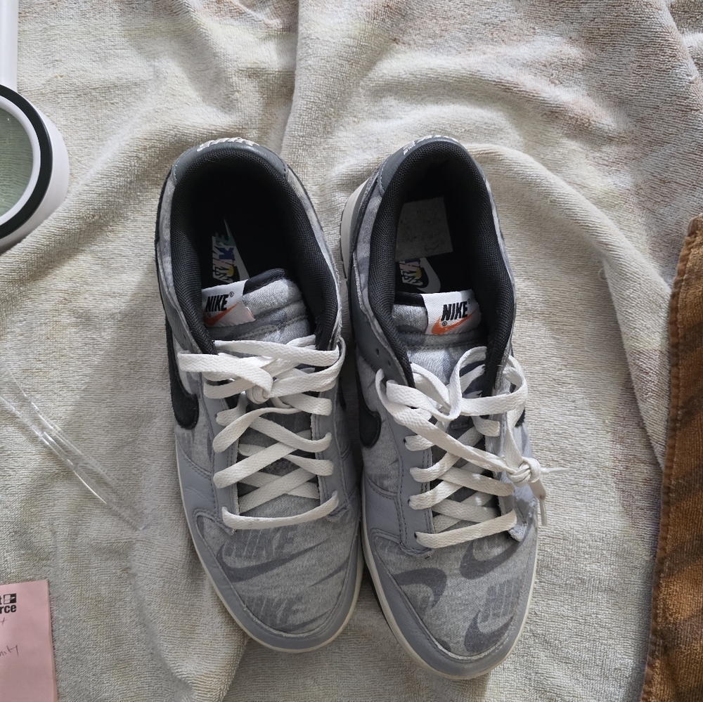 Nike Dunk Low "Copy/paste" Gray Low-Top Men's Sneakers Size 10m - Picture 4 of 7